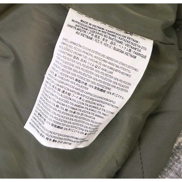 VANS MTE Board Jacket Women’s M/L Olive Hooded Puffer Retail $120 - Picture 7 of 13